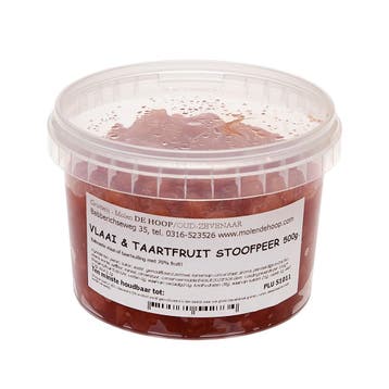 Molen de Hoop Vlaai en Taartfruit Stoofpeer 500 gr., Verzenden, Nieuw