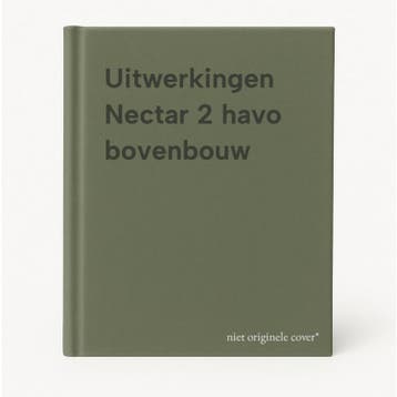 Uitwerkingen Nectar 2 havo bovenbouw 9789001327651, Verzenden, Zo goed als nieuw