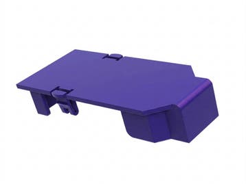 Gamecube Serial Port 1 cover - Purple, Ophalen of Verzenden, Zo goed als nieuw