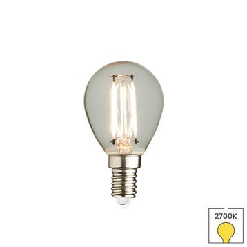 E14 LED lamp | Filament | 1.5 watt | 2700K warm wit licht, Verzenden, Nieuw, E14 (klein), Led-lamp