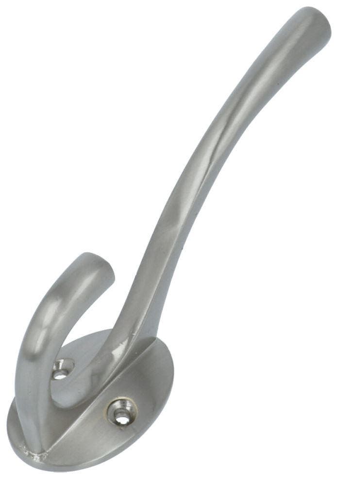 Intersteel Kapstokhaak scheepsmodel lang nikkel mat, Huis en Inrichting, Woonaccessoires | Kapstokken, Verzenden