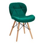 4RICO QS-186 Makeup Stoel Met Groene Fluwelen Bekleding Voor, Ophalen of Verzenden, Nieuw