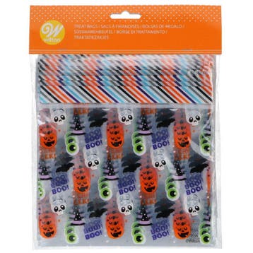 Wilton Uitdeelzakjes Hersluitbaar Boo! Eek! 20st.**, Verzenden, Nieuw