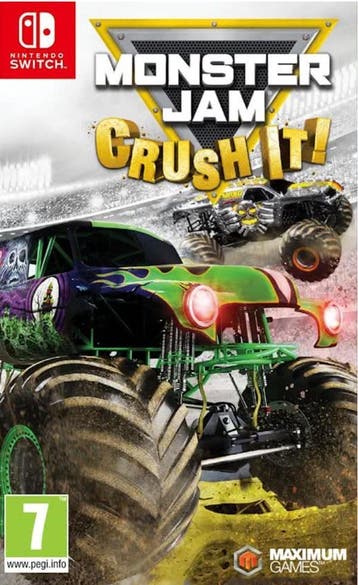 Monster Jam: Crush It Switch Garantie & morgen in huis!, Ophalen of Verzenden, Zo goed als nieuw, Vanaf 7 jaar