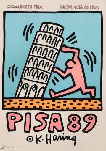 Keith Haring (after) - PISA 89 - Jaren 1990