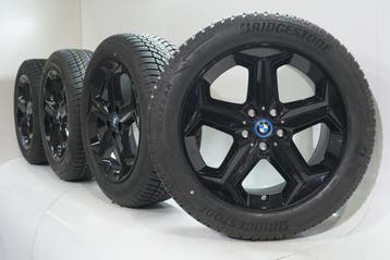 BMW X1 iX1 U11 BEV X2 iX2 U10 865 18 inch velgen Bridgestone, 18 inch, Gebruikt, Velg(en), Winterbanden