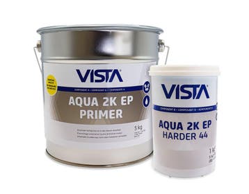Vista Aqua 2K EP Primer per 5 kg set met 1kg verharder - NIE, Ophalen of Verzenden, Nieuw