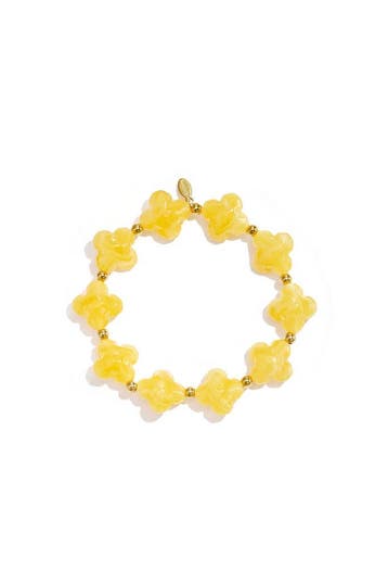 Goudlief Kralenarmband met klaver kralen (Kralen armbanden), Sieraden, Tassen en Uiterlijk, Verzenden, Nieuw, Zilver, Overige materialen