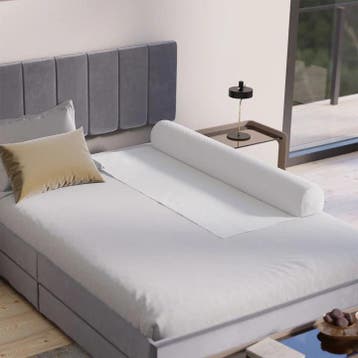Opblaasbare Bedvalbeveiliging Louana - Wit - 130 cm, Verzenden, Nieuw