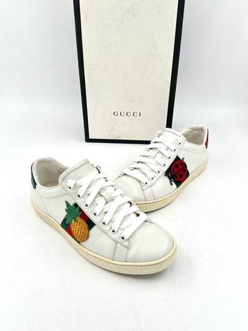 Gucci - Ace Pineapple Ladybug - Sneakers - Maat: EU 36.5, Kleding | Heren, Schoenen, Nieuw