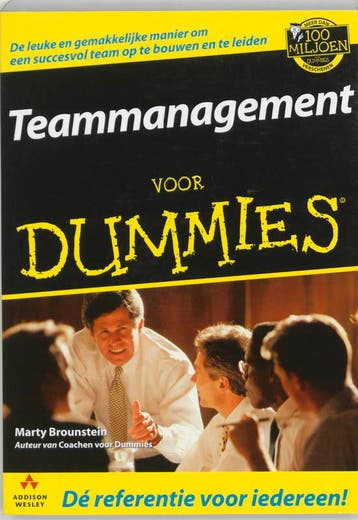 Teammanagement voor Dummies / Voor Dummies - Marty, Verzenden, Zo goed als nieuw, Marty Brounstein