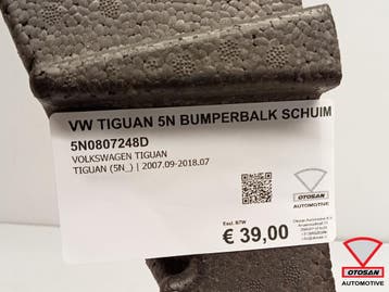 VW Tiguan 5N 2007-2015 Bumperbalk Schuim 5N0807248D, Ophalen, Gebruikt, Volkswagen