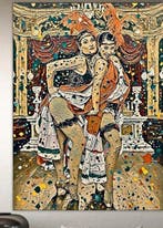 Jacob Hitt - does Cancan Dancers w/COA XXL, Nieuw