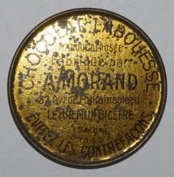 Ohne Jahr France 10 Centimes Chocolat Labouesse Tres Tres..., Verzenden