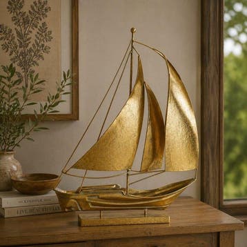 Decoratief ornament - Zeilboot