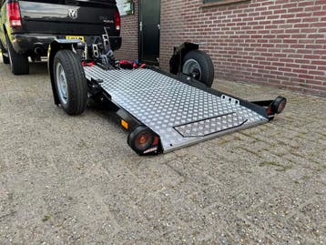 NIEUW Verlaagbare Opvouwbare Motortrailer 1/2 motoren, Ophalen, Nieuw