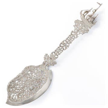 Ate de Groot Boersma - Sneek, 1901 - Visschep XXL -, Antiek en Kunst, Antiek | Goud en Zilver