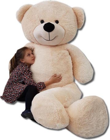 Teddybeer XXL 220cm | Beige | Nieuw | Scherpe Prijs, Ophalen of Verzenden