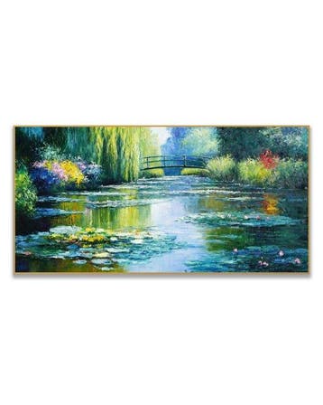 Stefano - Bridge Over Lily Pond
