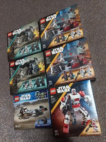 Lego Set - Star Wars - Star Wars sets , 75449 , 75412 ,, Nieuw