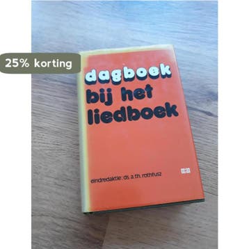 DAGBOEK BIJ HET LIEDBOEK - A.H. Rothfusz 9789024236466, Verzenden, Gelezen, A.H. Rothfusz