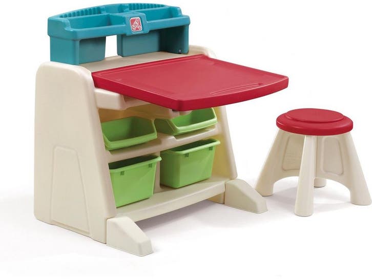 Step2 Flip & Doodle Easel Bureau - 2-in-1 kinderbureau en, Kinderen en Baby's, Speelgoed | Overig, Nieuw, Verzenden