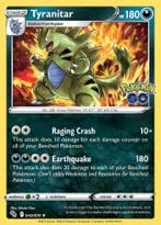Tyranitar 043/078 Holo Pokémon Go, Ophalen of Verzenden, Nieuw, Losse kaart, Foil