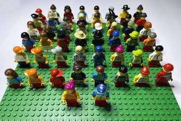 Lego Minifiguur - World City - 50 Lego Mini Figuren Minifig, Nieuw