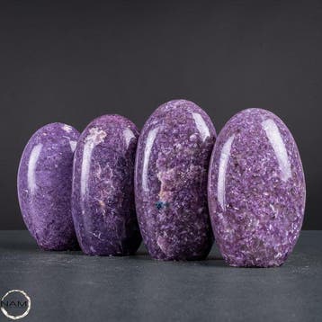 Lepidoliet-Set – Mystieke Eenhoornsteen Set – Unieke vrije