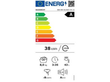 Bauknecht B6R 88E SILENCE DE - Wasmachine - 8 kg - Steam, Verzenden, Nieuw