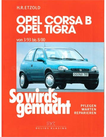 1993 - 2000 OPEL CORSA B | TIGRA BENZINE | DIESEL VRAAGBAAK, Auto diversen, Handleidingen en Instructieboekjes