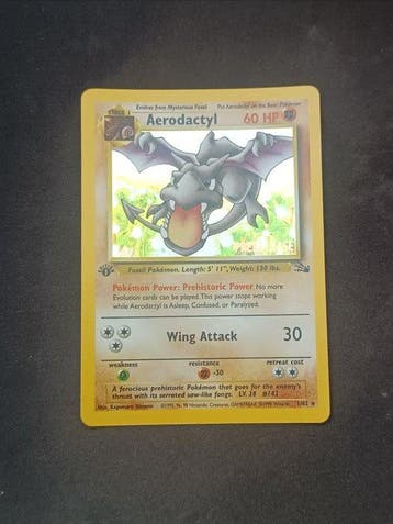 Pokémon - 1 Card - Aerodactyl first edition Prerelease First, Nieuw