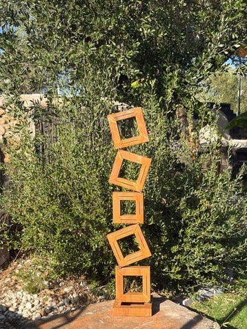 Ana Lucia B.M - Sculpture Corten - XL - No Reserve