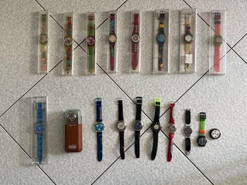 Collectie van memorabilia - Polshorloges - Swatch
