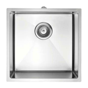 Spoelbak | RVS | 40 x 40 | SPB40-1RVS, Minder dan 50 cm, Verzenden, Nieuw, Minder dan 100 cm