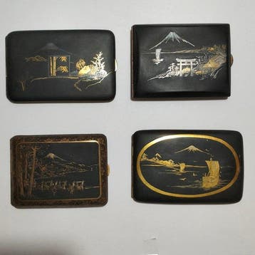 Sigarettenhouder en visitekaartjeshouder - Japan - Pahlavi