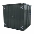 metalen tuinschuur 2 x 2 meter in antraciet, Ophalen of Verzenden, Nieuw, Schuur