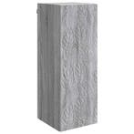 vidaXL Wandkast Grijs Sonoma 33 x 34,5 x 90 cm Bewerkt hout, Huis en Inrichting, Kasten | Overige, Verzenden, Nieuw