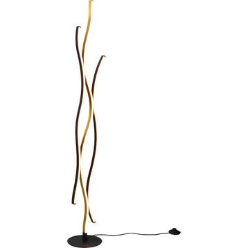 Vloerlamp - Dimbaar - 1-lichts - Chroom, Huis en Inrichting, Lampen | Vloerlampen, 100 tot 150 cm, Nieuw, Overige fittingen, Ophalen of Verzenden