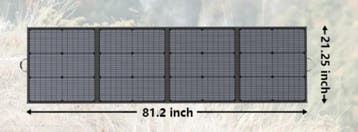 Draagbaar Opvouwbaar Zonnepaneel 220W Solar Charger, Verzenden, Nieuw