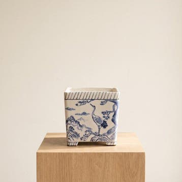 Kuroiwa Haruki – Keramische Bonsai-pot Handgeschilderd -