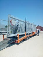 schuifpoort vrijdragend b&amp;g hekwerk heras rol poort hek, Nieuw, IJzer, 3 tot 6 meter, 1 tot 2 meter