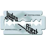 Judas Priest British Steel Razor Blade Pin off. merchandise, Ophalen of Verzenden, Nieuw, Kleding