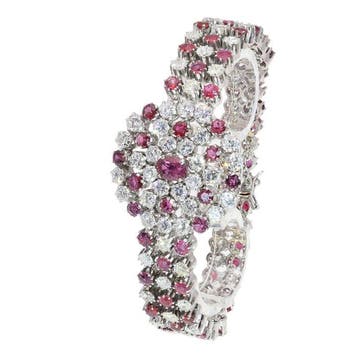 Armband - 14 karaat Witgoud - 10.94ct. tw. Diamant, Nieuw