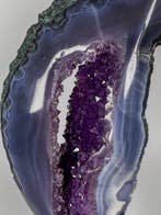 Quality polished agate amethyst portal on stand Kristal -