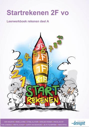 Rekenen deel A / Startrekenen 2F vo Leerwerkboek Rekenen, Verzenden, Zo goed als nieuw, Jasper van Abswoude