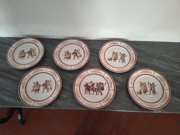 KPM- Krister - Schotel (6) - Porselein - Zeldzame