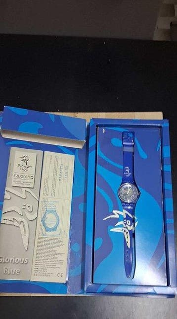 Swatch special Glorious Blue 2000- GN 182 - Sydney olimpics, Nieuw