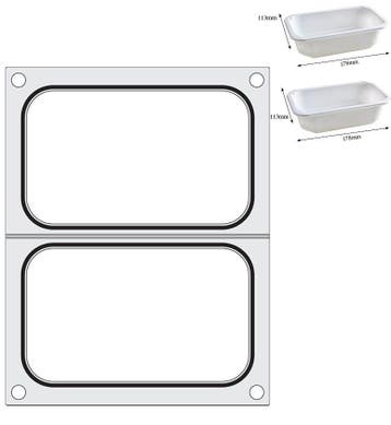 Traysealer Matrix, Hendi, 2x Container 178x113 Mm, Ophalen of Verzenden, Nieuw in verpakking