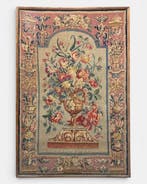 Aubusson - Wandtapijt - 156 cm - 103 cm - Groot Frans boeket, Antiek en Kunst
